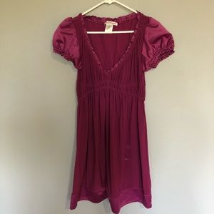 Super stretchy purple dress